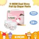 K-MOM Dual Story Pull Up Diaper Pants / KMom Popok Bayi Celana - L 34 / XL 32 / XXL 30 / XXXL 28