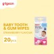 Pigeon Baby Tooth & Gum Wipes 20 s - Natural / Strawberry Flavour