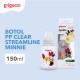Pigeon Botol PP Clear Streamline 150 ml - Mickey / Minnie