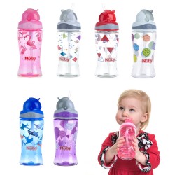 Nuby Thirsty Kids Flip It Boost Botol Minum Anak...
