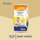 Paseo Baby Wipes Wet Tissue Basah Bayi 50 Sheet - BUY 1 GET 1 FREE