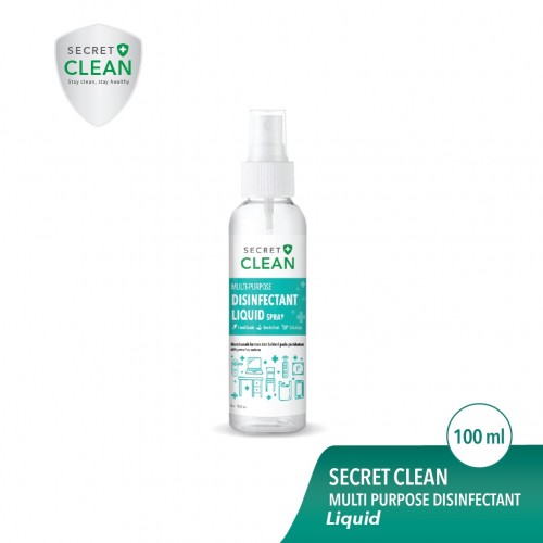 Secret Clean Disinfectant Liquid Spray Food Grade - 100 ml
