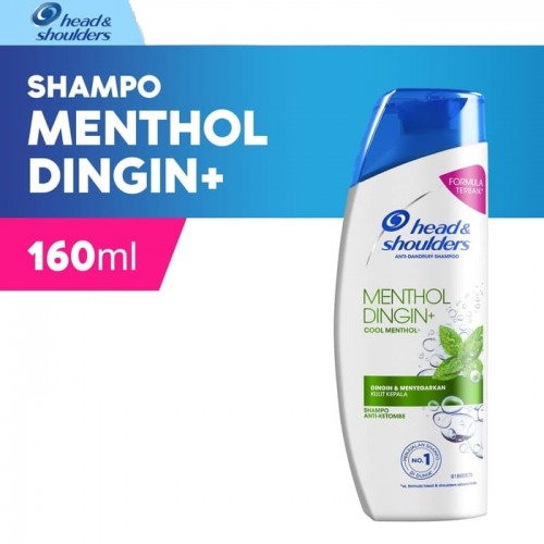 Head & Shoulders Shampoo Cool Menthol Anti Ketombe/Dandruff - 160 ml