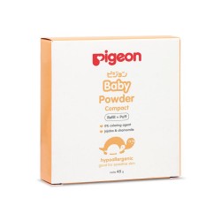 Pigeon Baby Powder Compact Refill + Puff - 45 gr