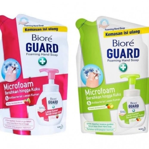 Biore Guard Foaming Hand Soap Antibacterial Pouch 250 ml - Fruity