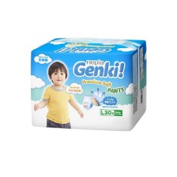 Nepia Genki Premium Baby Diapers Soft - Pants L30