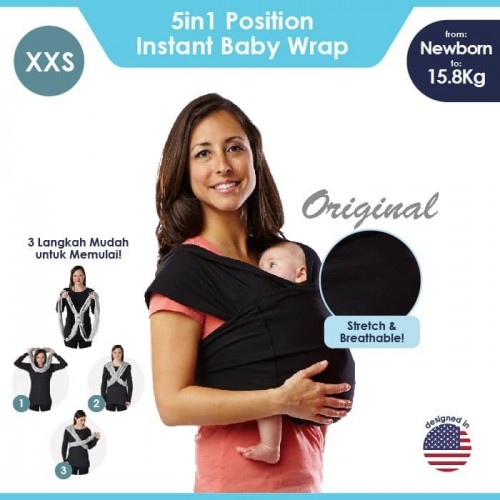 Baby K'tan Original Gendongan Bayi - Black