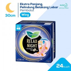 Laurier Relax Night Wing Pembalut Wanita 30 cm -...