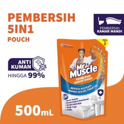 Mr Muscle Pembersih Kamar Mandi 5 in 1 Pouch...