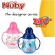 Nuby Active Sipeez Flip N' Sip 360° Straw The Designer Series - Blue