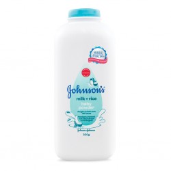Johnsons Baby Powder Bedak Bayi Milk and Rice -...