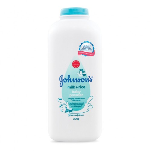 Johnsons Baby Powder Bedak Bayi Milk and Rice - 300gr