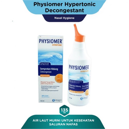 Physiomer Hypertonic Decongestant Semprot Hidung - 135 ml