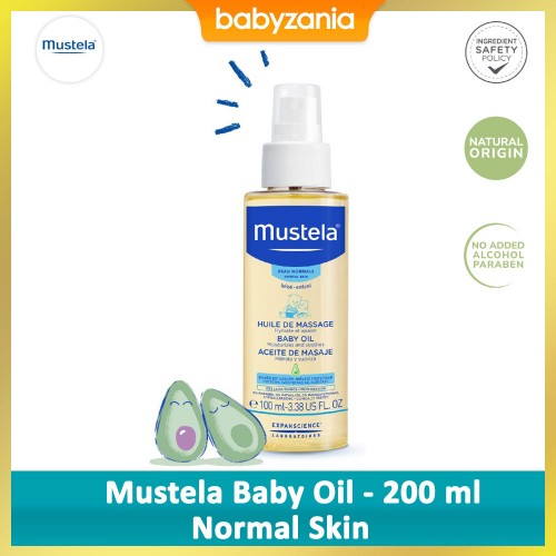 Mustela Baby Oil Minyak Pijat untuk Bayi - 100 ml