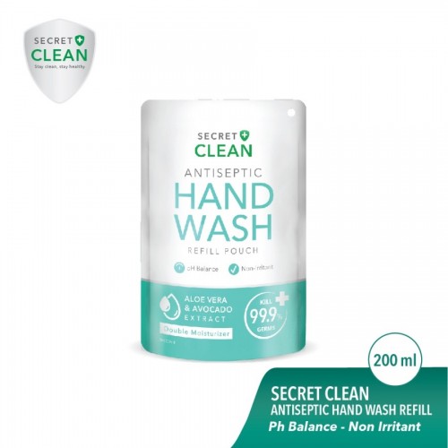 Secret Clean Antiseptic Hand Wash Sabun Tangan Anti Bakteri Refill - 200 ml