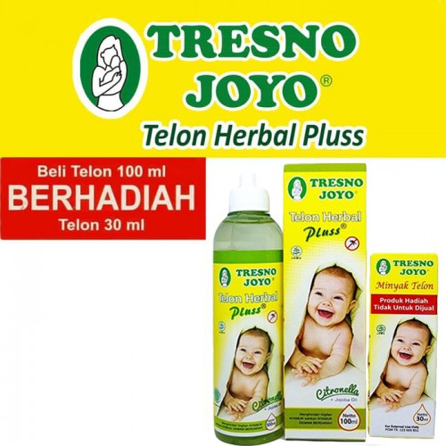 Tresno Joyo Telon Herbal Pluss Citronella - 100ml