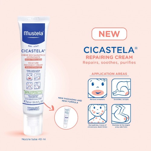 Mustela Cicastela Moisture Cream - 40 ml