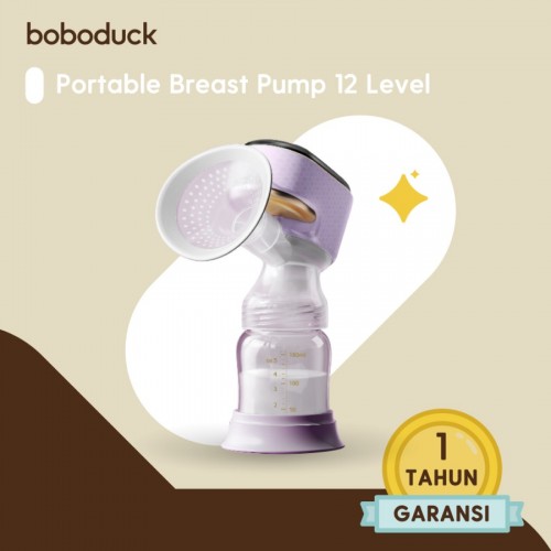 Boboduck Single Electric Breast Pump Portable 12 Level