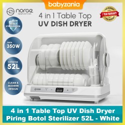 Norge 4 in 1 Table Top UV Dish Dryer Bottle...