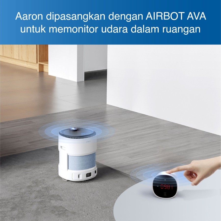 Ecovacs AARON Air Quality Monitor Deteksi Pengukur Kualitas Udara