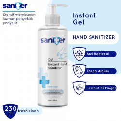 Saniter Hand Sanitizer Gel Pump - 230 ml