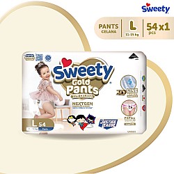 Sweety Popok Bayi Pantz Royal Gold  - L 54