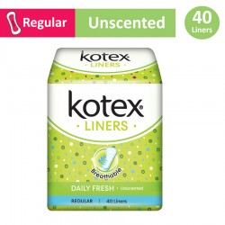 Kotex Fresh Liner Regular Panty Liner Unscented -...