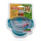 Nuby Stainless Steel Suction Bowl 6m+ - Blue Monkey