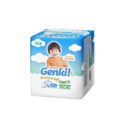 Nepia Genki Premium Baby Diapers Soft - Pants XXL...