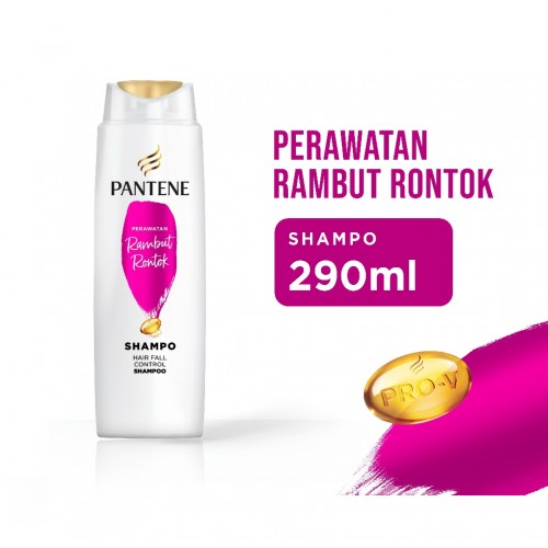 Pantene Shampoo Perawatan Rambut Rontok - 290 ml