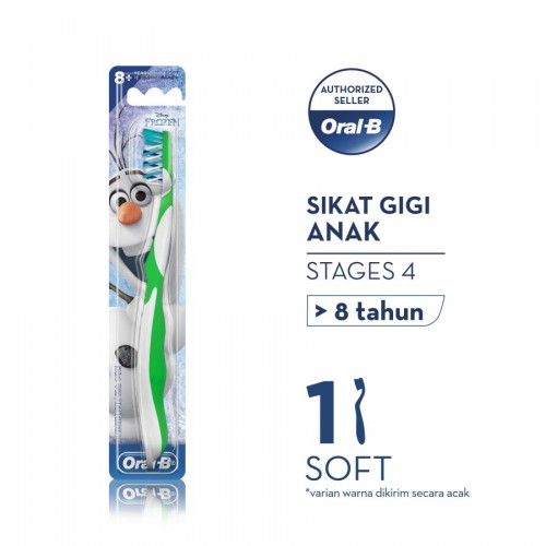 Oral-B Sikat Gigi Anak Stages 4 8Y+ - Warna Random
