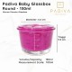 Padiva Baby Glass Box Container Glass Round 3 Pcs - 130ml