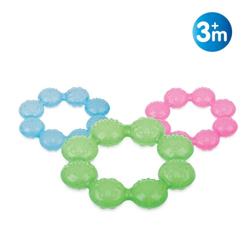 Nuby Icy Bite Ring Teether 3m+ - Green
