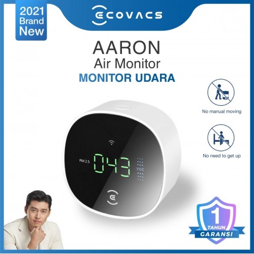 Ecovacs AARON Air Quality Monitor Deteksi Pengukur Kualitas Udara