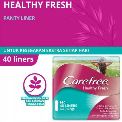 Carefree Healthy Fresh Pantyliner Wanita - 40 S
