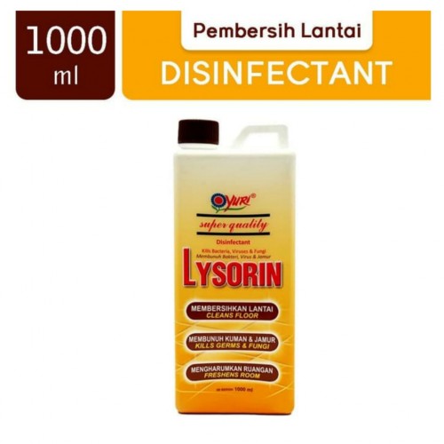 Yuri Lysorin Cairan Disinfectant Pembersih Lantai Botol - 1000 ml