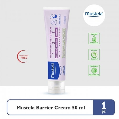 Mustela Bebe Diaper Cream 123 (Vitamin Barrier Cream) - 55gr