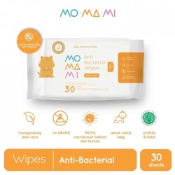 Momami Anti Bacterial Wipes 30 Sheet - Baby Fresh