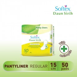 Softex Panty Liner Daun Sirih 15 cm - 50 s