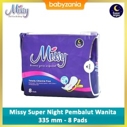 Missy Super Night Wings Pembalut Wanita 335 mm -...