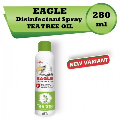 Cap Lang Eagle Eucalyptus Disinfectant Spray Tea Tree - 280 ml (JABODETABEK ONLY)
