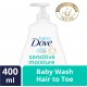 Baby Dove Hair To Toe Baby Wash Sensistive Moisture Sabun Mandi Bayi Pump -400 ml