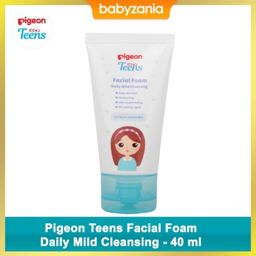 Pigeon Teens Facial Foam Daily Mild Cleansing Pembersih Wajah - 40 gr