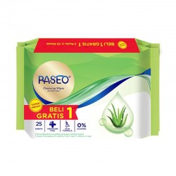 Paseo Cleansing Wipes Anti Bacterial Tisu Basah...