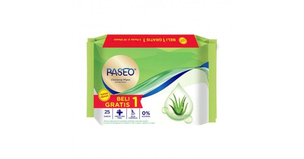 Jual Murah Paseo Antibacterial Wipes Tisu Basah BUY 1 GET 