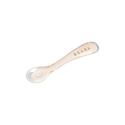 Beaba 2nd Age Soft Silicone Spoon - Pink