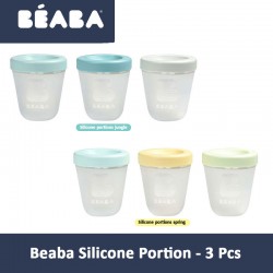 Beaba Silicone Portion Set 3 Pcs Tempat MPASI -...