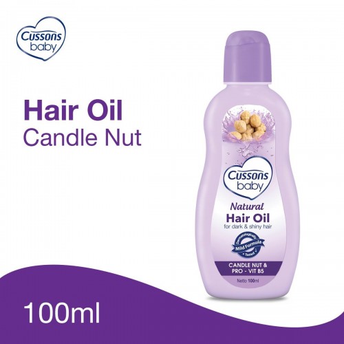 Cussons Baby Natural Hair Oil Candle Nut & Pro-Vit B5 - 100ml