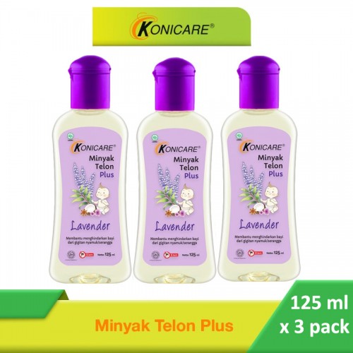 Konicare Minyak Telon Plus 3 PACK - 125ml