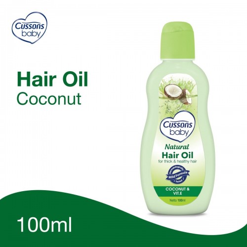 Cussons Baby Natural Hair Oil Coconut & Vit E - 100ml